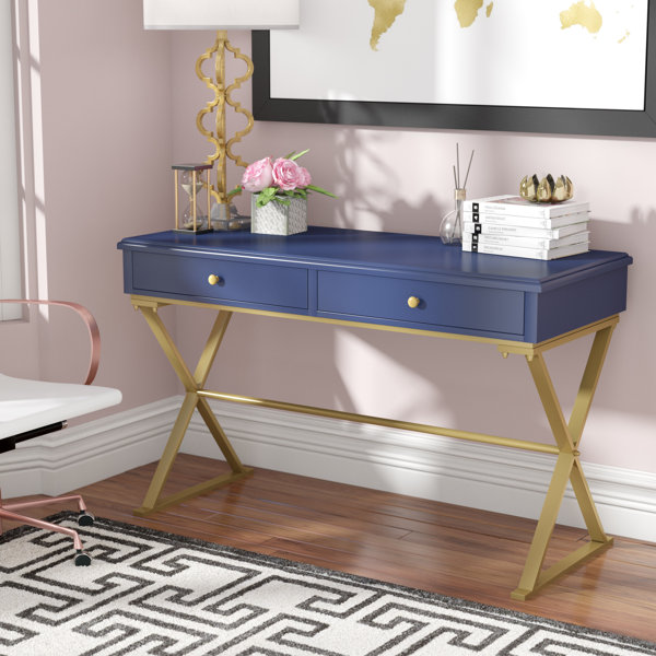 Navy Blue Desk Wayfair